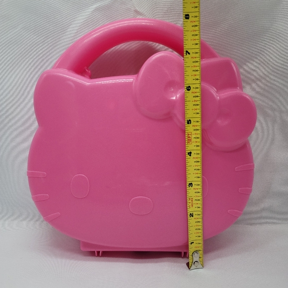 Vintage 2002 Hello Kitty McDonalds Pink Case Necklaces Sticker Dispens HappyMeal - Picture 10 of 11